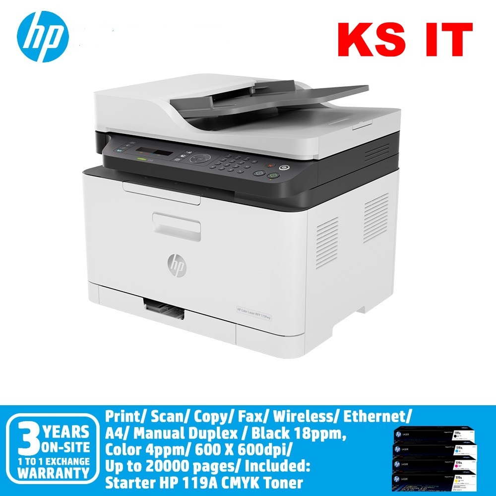 HP AIO Printer Ink Tank Wireless 415 ( Print, Scan, Copy, Manual Duplex )