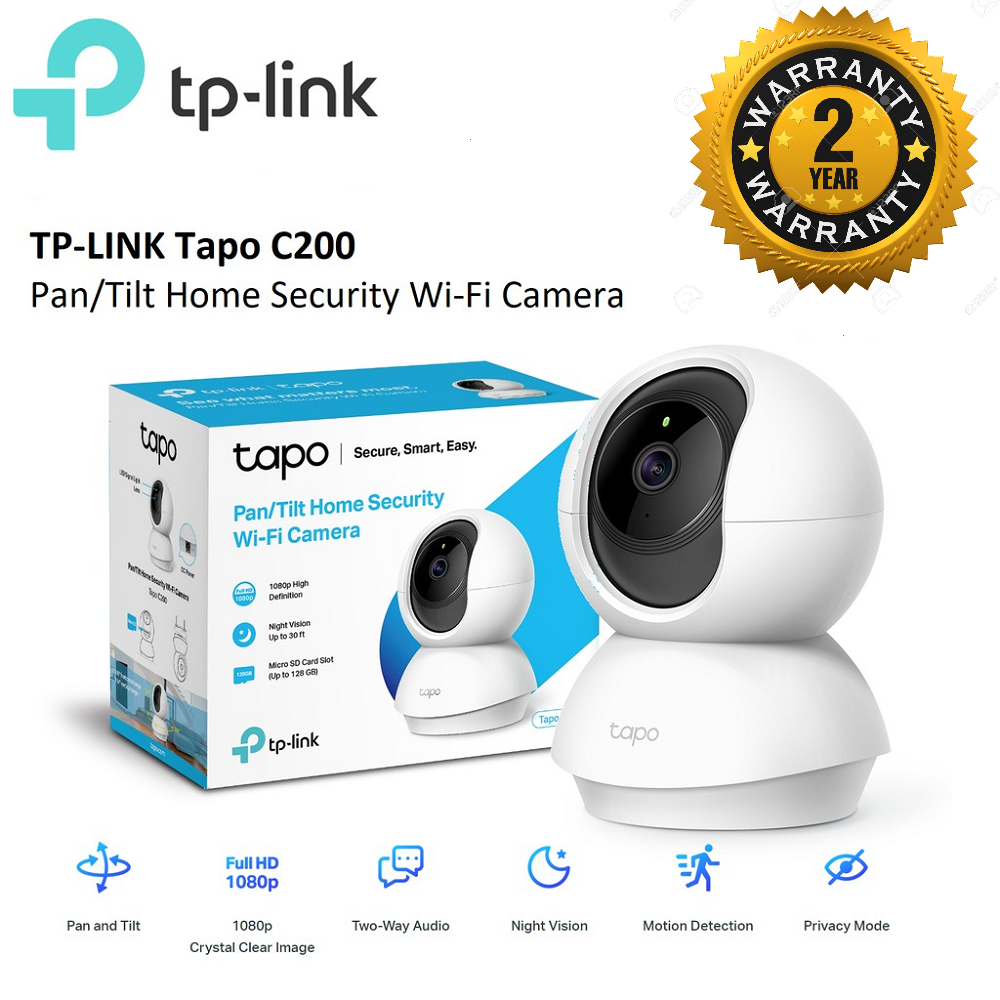 TP-Link Tapo C200, Pan/Tilt Home Security WiFi Camera