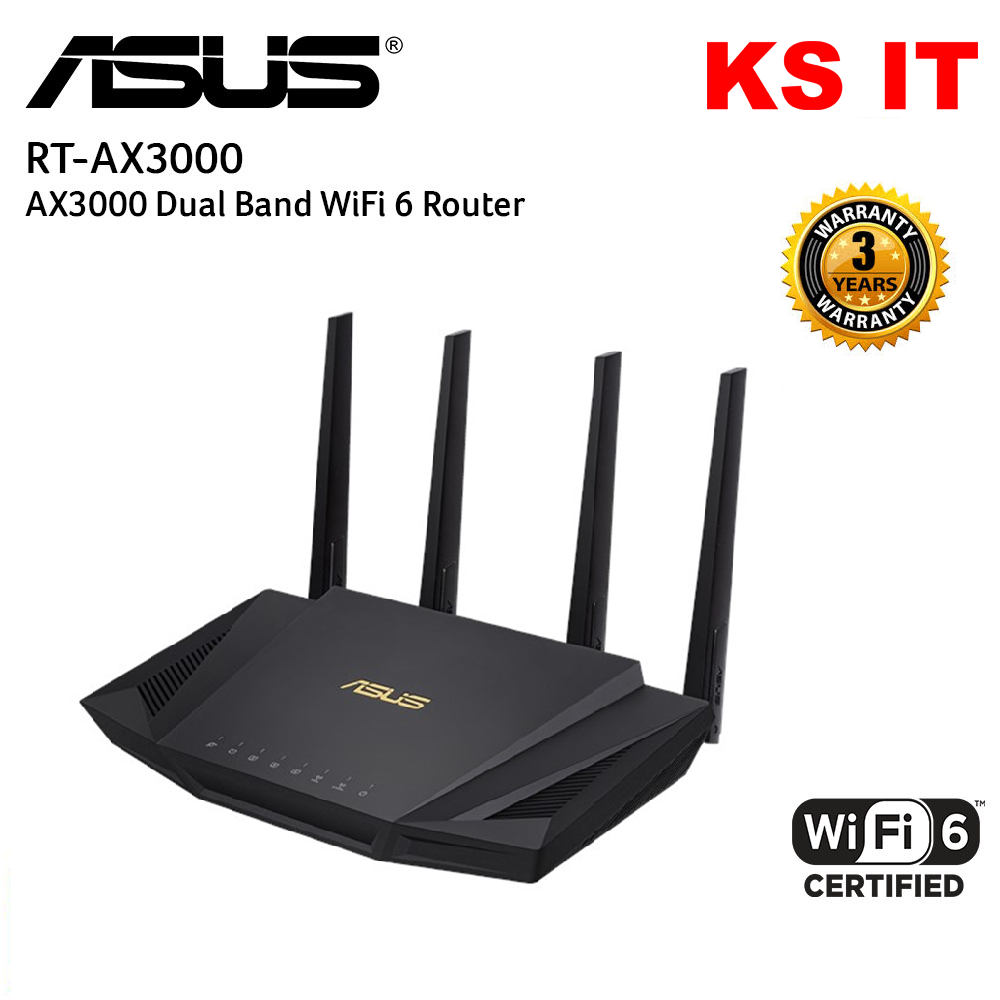 ASUS RTAX3000 AIMESH WIFI ROUTER